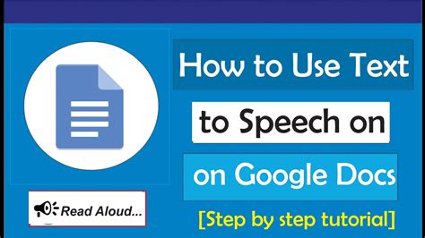 Enable Text to Speech on Google Slides